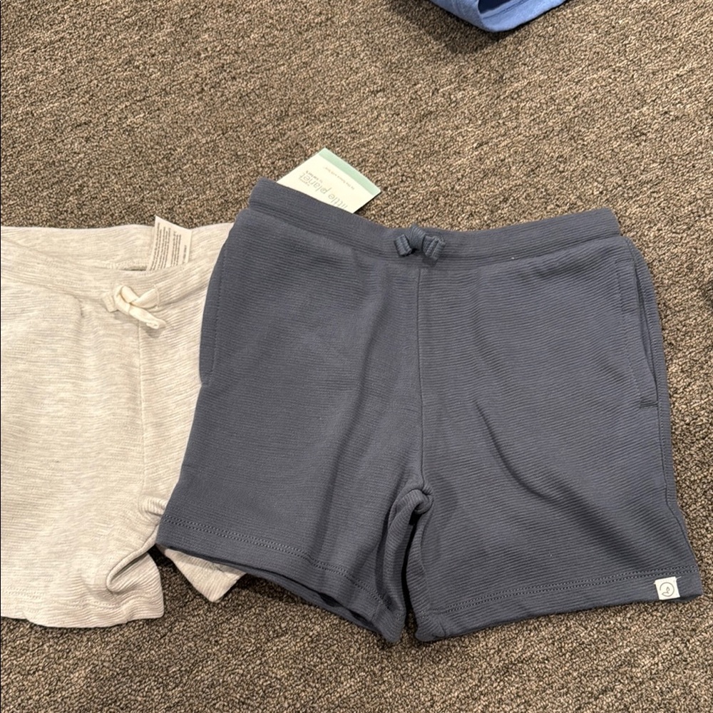 CARTER LITTLE PLANET and Gray Knit Shorts